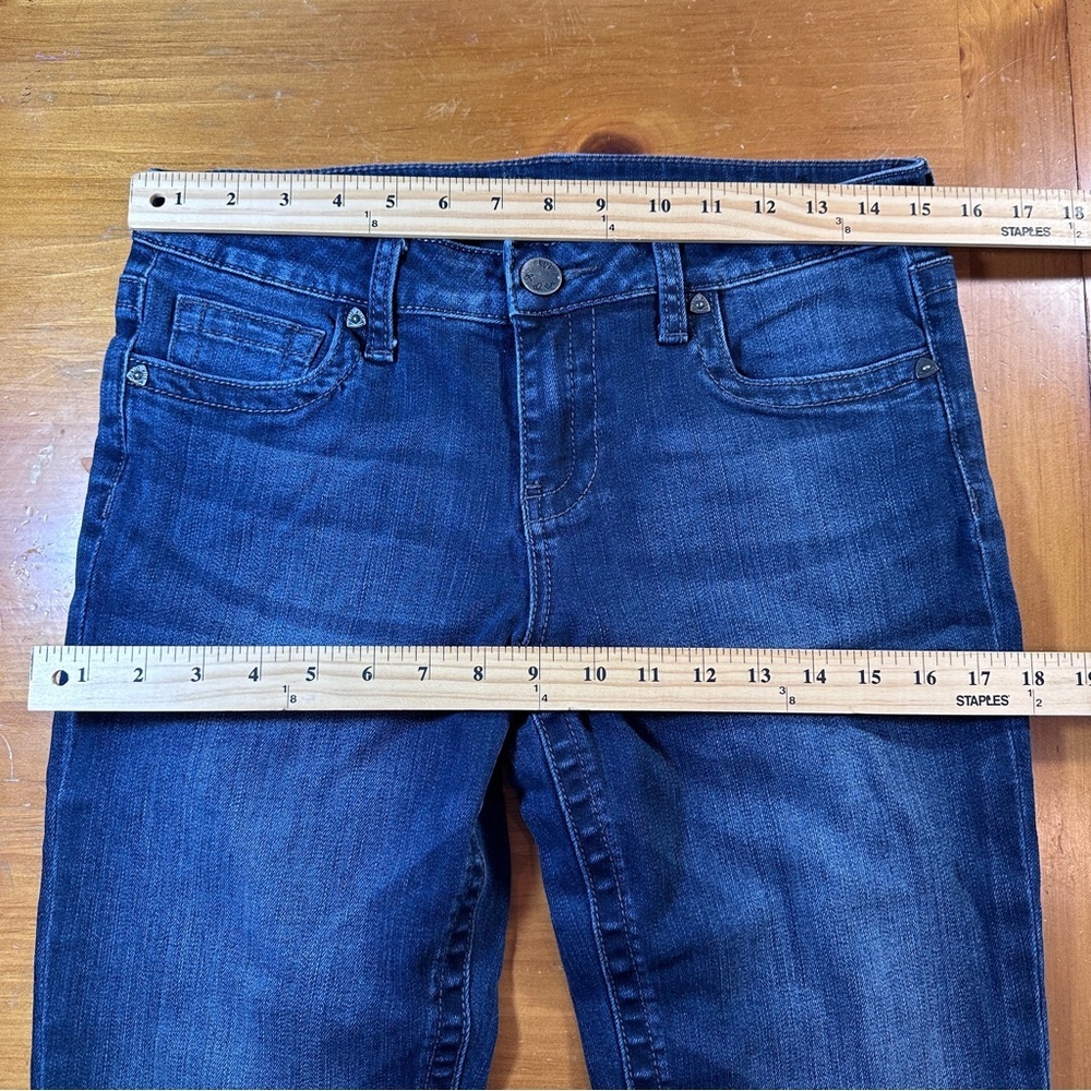 Kut from the Kloth Dark Blue Straight Leg Jeans - Size 6 - Picture 6 of 12